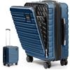 Travely Valigia bagaglio a mano 55x40x23cm - expandable adatta per Lufthansa, Eurowings e co. I Trolley da cabina 41-50L con rotelle morbide e pratico lucchetto TSA, valigia da cabina
