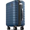 Travely Valigia bagaglio a mano 55x35x25cm - adatta per Ryanair, Lufthansa, Eurowings e co. I Trolley da cabina 36L con rotelle morbide e pratico lucchetto TSA, valigia da cabina
