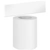 VisitRyl Bordo decorazione autoadesiva rimovibile per cucina bagno piastrelle adesivo per pareti autoadesiva Bianco satinato 10cm X 500cm