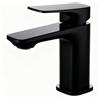 BELZ Rubinetto da bagno, miscelatore monocomando per bagno, miscelatore bagno, altezza 82 mm, Moderno Design, risparmio energetico, nero opaco