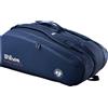 Wilson Borsa per racchette Wilson Roland Garros 2026 Super Tour Session de Soirée 15PK Navy/Clay