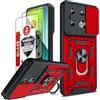 LeYi Cover per Redmi Note 13 Pro 5G (Non per 4G) Custodia con 2 x Pellicola Vetro Temperato +2 x Protezione Fotocamera, Militare Anello Supporto Bumper Antiurto per Xiaomi Redmi Note13Pro 5G