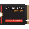 SanDisk WD_BLACK SN770M NVMe SSD 1TB (Fino a 5.150MB/s, M.2 2230, PCIe Gen 4.0, TLC 3D NAND, Ideale per console portatili da gaming, Asus ROG Ally, Steam Deck, Microsoft Surface) POWERED BY SANDISK