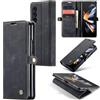 Sojlecyu Cover per Samsung Galaxy Z Fold 4 Custodia, a Libro Portafoglio in Premium Pelle PU Porta Carte Flip Case Supporto Protezione Case Cover per Samsung Galaxy Z Fold 4, Nero