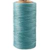 PH PandaHall Pandahall 260 metri/rotolo 1 mm piatto cerato filo di poliestere filo fai da te artigianato cucito perline corda corda (ciano scuro)