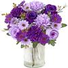 MEIVINES 2 pezzi Fiori Artificiali Fiori Finti per Decorazioni Bouquet Fiori Rose Artificiali di Seta per matrimonio casa centrotavola partito cimitero tomba decorazione (Viola, 2PCS)