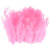 M METERXITY 100-Pack Piume di Gallo Hackle A Sella, 1.6-3 Pollici / 4-8cm Piume Naturali Soffici all'Ingrosso per Creazioni/Matrimoni/Acchiappasogni/Decorazioni Fai da Te [Rosa Scuro]
