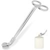 HMCEY Taglia Stoppino Candele in Acciaio Inossidabile,Forbici per Stoppino,Estintore per Candele,Spegnicandele con Manico Lungo,Spegnere Le Candeles,Candle Snuffer per Profumate, Cucina, Casa