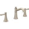 Moen T6405BN Belfield - Rubinetto da bagno a due manici, in nichel spazzolato