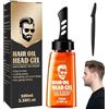 DMNQ 1 Pcs Hair Oil Head Gel Capelli Uomo Gel Per Capelli Gel Per Capelli Forte Tenuta Azione Idratante E Fortificante Pettine Per Cera Per Capelli 2 In 1facile Da Pulire 100ml Porta Il Pettine