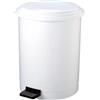 MEDIALINTERNATIONAL PATTUMIERA A PEDALE RUF IN PPL BIANCO 40Lt