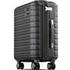 Travely Valigia bagaglio a mano 55x35x25cm - adatta per Ryanair, Lufthansa, Eurowings e co. I Trolley da cabina 36L con rotelle morbide e pratico lucchetto TSA, valigia da cabina