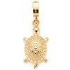 JEWELS BY LEONARDO Leonardo Jewels Clip&Mix Mora 022894 - Ciondolo a forma di tartaruga, in acciaio inox, 2.5, Acciaio inossidabile, Nessuna pietra preziosa