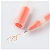 MUJI Set di penne a inchiostro gel, a tappo, confezione da 3 pezzi, colore: arancione, 0,5 mm
