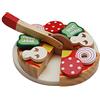 Christian Tanner 0927.9 - Pizza in legno da tagliare Multicolore