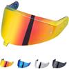 JQF Gear Visiera Casco Moto per Shark SKWAL i3/RIDILL 2/ D-SKWAL 3,Sostituzione della Visiera della Lente del Casco del Parabrezza del Motociclo per Il Casco Integrale (Rosso cromato)