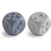 Mushie Dice Press Toy | Giocattolo sensoriale da premere e far scoppiettare | Sviluppo delle capacità motorie fini | Insegna l'aritmetica semplice | 100% Silicone Alimentare |