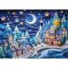 Bullglesup Puzzle per Adulti, 1000 Pezzi, Town con Poster, si Adattano Perfettamente tra Loro Lettere sul Retro, Senza Polvere, Regalo per Anziani (70 x 50 cm)