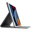 Cellularline - Folio - iPad 10.2'' (2021/2020) / 10.2'' (2019) - Custodia per Tablet con Funzione Stand con 3 livelli di Inclinazione - Protezione Angoli - Compatibile con Sleep Mode - Nero