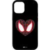 Marvel Spider-Man Miles Morales - Maschera a forma di cuore per San Valentino Custodia per iPhone 12/12 Pro