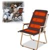 Tefola Cuscino per sedia riscaldato, riscaldabile elettricamente, cuscino termico 45 x 90 cm, cuscino riscaldante ultra morbido, per sedie da campeggio, con 3 livelli di calore, USB portatile 5 V