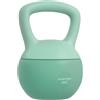 SPORTNOW Kettlebell 8 kg con impugnatura antiscivolo per fitness, 19x19x28 cm, Verde | Aosom Italy