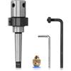 Fdit Albero per fresa anulare per trapano a colonna, cono Morse 2 (MT2) a gambo Weldon 3/4con di refrigerante per trapano: trapano magnetico Tornio per foratura verticale
