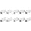 QUARKZMAN 10pz Chiave a Piuma Estremità Rotonda, 5x5x14mm Chiavette Elastiche Acciaio Inossidabile Professionale Chiavetta Parallela per Albero Trasmissione per Industria Meccanica Fissaggi