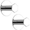 SAYAYO Ganci Adesivi Ganci Portasciugamani in Acciaio Inox Gancio Accappatoio Bagno Cromo Lucido, Gancio Appendiabiti Autoadesivo Appendi Strofinacci Cucina, Senza Foratura, 2 Pezzi