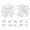 PATIKIL M5x2mm Connettore A pressione In Plastica, 50 Set Viti Chicago In Plastica Rivetti A Pressione Connettori Press-on Per Album Fotografici Scrapbook Pelle, Trasparente