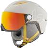 Bollé - V-ATLAS, Nero opaco S 52-55 cm - Fotocromatico rosso fuoco Cat 1-3, Medio, Caschi da neve, Unisex, Adulti