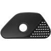 BOBIKE 8015300302 - Piastra poggiapiedi di ricambio per sedia modello ONE JUNIOR (coppia) a colori Nero