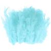 M METERXITY 600-Pack Piume di Gallo Sella Hackle, 1.6-3 Pollici / 4-8cm Piume Soffici Naturali all'Ingrosso per Creazioni/Matrimoni/Acchiappasogni/Decorazioni Fai da Te [Azzurro Chiaro]