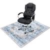 Homcomodar Tappetino per Sedia da Ufficio, Tappeto Sedia Ufficio Gaming 90 x 120 cm, AntiGraffio Antiscivolo, Tappeto Salvapavimento, Blu