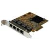 Startech Adattatore ST1000SPEX43 SCHEDA GIGABIT PCIE A 4 PORTE