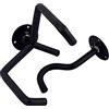 Alnicov Supporto da parete orizzontale in metallo durevole per chitarra Gancio Slatwall Stand con spugna Split Style per chitarra basso Banjo