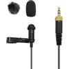 NewTH Microfono lavalier a condensatore omnidirezionale con clip per trasmettitore wireless Sennheiser EW100 G4 G1 G2 G3, EWD1, ME2, ME3, ME4 (spina con chiusura a vite da 3,5 mm solo per Sennheiser)