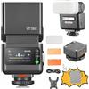 GODOX IT32 TTL Flash per fotocamera con trigger wireless X5, compatibile con X3, X3Pro, XPro, XProII, X2T, ricevitore 2,4GHz, con riflettore e diffusore (per Sony)