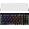 Geekria Copertura tastiera TKL Tenkeyless, copri tastierino in acrilico trasparente per tastiera meccanica gaming 80% compatta 87 tasti, compatibile con Logitech G PRO / G515 Lightspeed TKL
