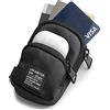 Ringke Mini Pouch Two Pocket Pochette Compatibile con Cover AirPods, Galaxy Buds, Porta Carte Credito - Black Nero