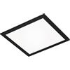 Briloner Leuchten - Pannello LED, plafoniera LED, lampada a soffitto, faretto a soffitto, 12 watt, 1.300 lumen, 4.000 Kelvin, bianco-nero, 295x295x55 mm (LxPxH)