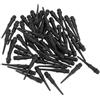 PATIKIL Punte per Frecce in Plastica con Filettatura 2BA, 120pz Accessori per Freccette Ricambio Punta Morbida per Frecce, Nero