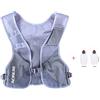 AONIJIE Leggero Outdoor Trekking Zaino di idratazione Marathon Gilet Arrampicata Zaino da Ciclismo (Grigio+2pcs 250ml Bottiglie)