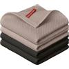 Artoid Mode Set di 4 strofinacci in 100% cotone, 34 x 34 cm, lavabili e assorbenti