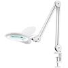 Neatfi (Nuovo Modello) Bifocali Lampada con Morsetto, d'Ingrandimento da 1.200 Lumen, Duplice Ingrandimento, Dimmerabile, 60 LED SMD, Lente da 13 cm di Diametro (8 Diottrie + 20 Diottrie, Bianco)