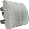FORTEM Cuscino Lombare Sedia Ufficio, Supporto Lombare Auto, Cuscino Schiena, Schienale Sedia Ufficio Ergonomico in Memory Foam, Fodera Traspirante e Lavabile, Cinghia Regolabile, per Gaming e Lavoro