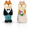 XJLyaya 2 Pezzi Regali per Anniversario Di Matrimonio, Sposini per Torta Matrimonio, Regalo Anniversario, Cake Topper Sposi, Statuine Sposi, Adatto per Regali Commemorativi, per Ornamenti, Scrivania