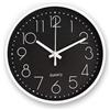 Orologio Da Parete Silenzioso 12 Pollici | Cornice In Metallo E Vetro | Movimento Al Quarzo | Design Moderno Argento | Per Cucina E Soggiorno
