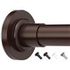 Yeabett Asta per tende senza necessità di forare, 53-119 cm, asta telescopica per tende, asta per tende in bronzo