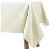 Filumi Tovaglia 110x140 cm crema, lavabile, per interni ed esterni, motivo geometrico Eris